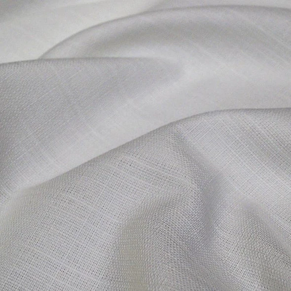 Rustic Linen Table Runner In White 2 Rustic Linen Table Runner In White - Image 2