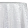 Crush Shimmer (Galaxy) Table Linen In White