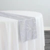 Brooks Sequins Table Runner In White