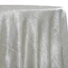 Crush Satin (Bichon) Table Linen In White 16