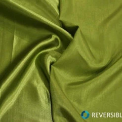 1pc - Shantung Satin (Reversible) Table Linen In Willow Green (134" Round) -Urquid Linen Shop WillowGreencopy