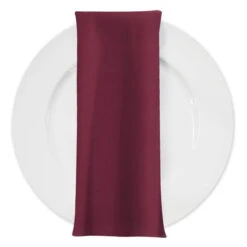 Premium Poly (Poplin) Table Napkin In Wine 1425