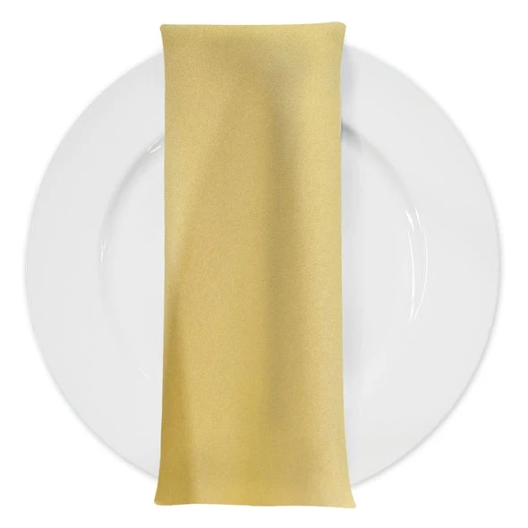 Premium Poly (Poplin) Table Napkin In Yellow 1905 1 Premium Poly (Poplin) Table Napkin In Yellow 1905