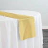 Premium Poly (Poplin) Table Runner In Yellow 1905