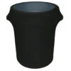Spandex 32 Gallon Trash Can Cover In Black