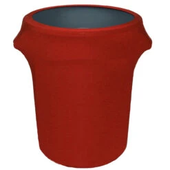 Spandex 32 Gallon Trash Can Cover In Red