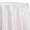 Lamour (Dull) Satin Table Linen In White